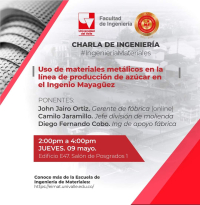 Charla de Ingeniería de materiales